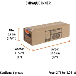 Amarrador de columnas 1/2" x30cm Tortol Truper 12815 Truper-Amarrador de columnas 1/2" x30cm Tortol Truper 12815 Fabricado en ac
