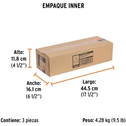 Triangulo de seguridad plegables 43.5 cm, TRISE-435 10942 Truper Truper-Triangulo de seguridad plegables 43.5 cm, TRISE-435 1094