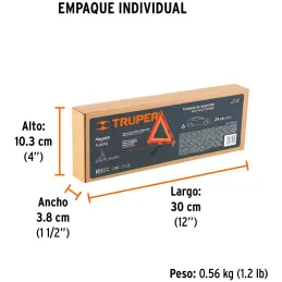 Triangulo de seguridad plegables 29 cm, TRISE-290 10943 Truper Truper-Triangulo de seguridad plegables 29 cm, TRISE-290 10943 Tr