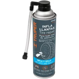 Sellador de Llantas Tire Sealant repara agujeros hasta 1/4" 340g / 12oz, INF-12 10940 Truper Truper-Sellador de Llantas Tire Sea
