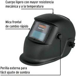 Caretas electrónica para soldar sombra 9-13 Pretul 28145 Pretul-Caretas electrónica para soldar sombra 9-13 Pretul 28145 Fabrica