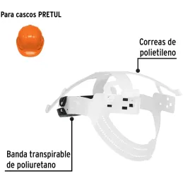 Suspension para cascos Ajuste por intervalos Pretul 20631 Pretul-Suspension para cascos Ajuste por intervalos Pretul 20631 Para 
