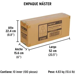 Poncho o capamanga desechable de polietileno Pretul 27089 Pretul-Poncho o capamanga desechable de polietileno Pretul 27089 Fabri