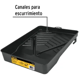 Charola de plastico 14" para rodillo Pretul 20654 Pretul-Charola de plastico 14" para rodillo Pretul 20654 Con gancho para escal