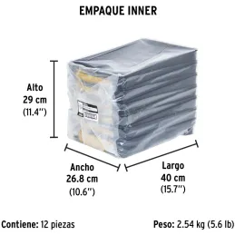 Charola de plastico 14" para rodillo Pretul 20654 Pretul-Charola de plastico 14" para rodillo Pretul 20654 Con gancho para escal