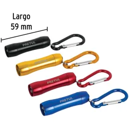 Linternas de 3 LEDS tipo llavero Pretul 26003 Truper-Linternas de 3 LEDS tipo llavero Pretul 26003 Fabricadas en aluminio Con ba
