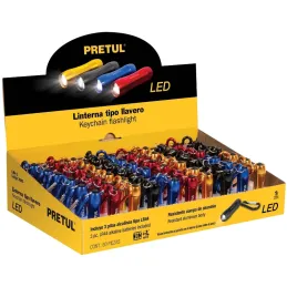 Linternas de 3 LEDS tipo llavero Pretul 26003 Truper-Linternas de 3 LEDS tipo llavero Pretul 26003 Fabricadas en aluminio Con ba