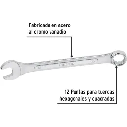 Llaves Boca 15mm Mixta Combinada CrVanadio Pretul 21909 Pretul-Llaves Boca 15mm Mixta Combinada CrVanadio Pretul 21909 Fabricada