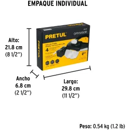 Lupa optovisor de 3leds 3PilasAAA para Trabajo a Detalle Pretul 26019 Pretul-Lupa optovisor de 3leds 3PilasAAA para Trabajo a De