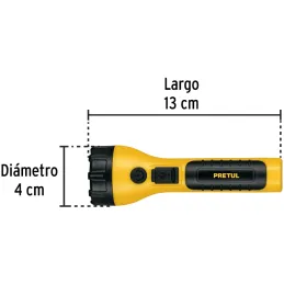 Linternas LED 120lm Recargables AltaIntensidad 80m 9H Pretul 26101 Pretul-Linternas LED 120lm Recargables AltaIntensidad 80m 9H 