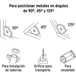 Escuadras Magnética 3" para soldar 10kg Pretul 28242 Pretul-Escuadras Magnética 3" para soldar 10kg Pretul 28242 Ideal para mant