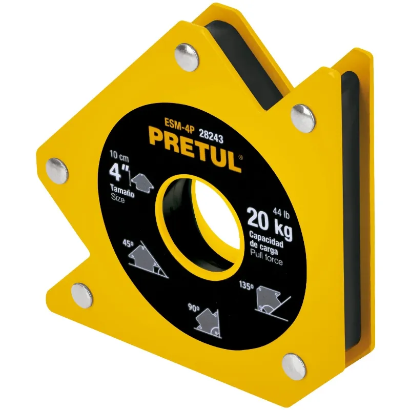Escuadras Magnética 4" para soldar 20kg Pretul 28243 Pretul-Escuadras Magnética 4" para soldar 20kg Pretul 28243 Ideal para mant
