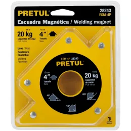 Escuadras Magnética 4" para soldar 20kg Pretul 28243 Pretul-Escuadras Magnética 4" para soldar 20kg Pretul 28243 Ideal para mant