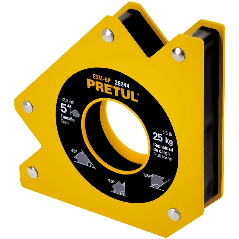 Escuadras Magnética 5" para soldar 25kg Pretul 28244 Pretul-Escuadras Magnética 5" para soldar 25kg Pretul 28244 Ideal para mant