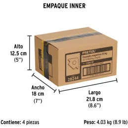 Escuadras Magnética 5" para soldar 25kg Pretul 28244 Pretul-Escuadras Magnética 5" para soldar 25kg Pretul 28244 Ideal para mant