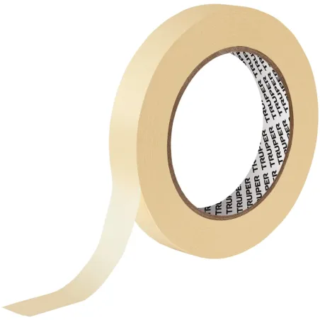 Cintas Masking Tape 18mm x50m Pretul 20669 Pretul-Cintas Masking Tape 18mm x50m Pretul 20669 Cinta con adhesivo de caucho natura