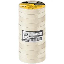 Cintas Masking Tape 18mm x50m Pretul 20669 Pretul-Cintas Masking Tape 18mm x50m Pretul 20669 Cinta con adhesivo de caucho natura