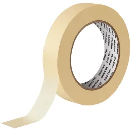 Cintas Masking Tape 24mm x50m Pretul 20670 Pretul-Cintas Masking Tape 24mm x50m Pretul 20670 Cinta con adhesivo de caucho natura