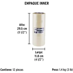 Cintas Masking Tape 24mm x50m Pretul 20670 Pretul-Cintas Masking Tape 24mm x50m Pretul 20670 Cinta con adhesivo de caucho natura