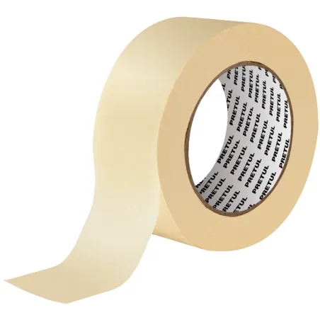 Cintas Masking Tape 48mm x50m Pretul 20672 Pretul-Cintas Masking Tape 48mm x50m Pretul 20672 Cinta con adhesivo de caucho natura