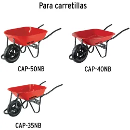 Llantas completa 16" Neumatica con Accesorios para carretilla Pretul 22650 Truper-Llantas completa 16" Neumatica con Accesorios 