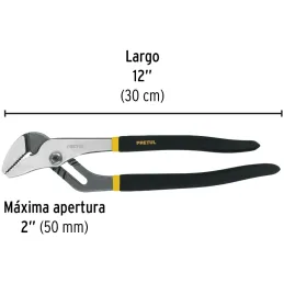 Alicates Pico Loro 12" Acarbono MangoPVC Pretul 28163 Pretul-Alicates Pico Loro 12" Acarbono MangoPVC Pretul 28163 Fabricada en 