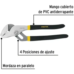 Alicates Pico Loro 8" Acarbono MangoPVC Pretul 28161 Pretul-Alicates Pico Loro 8" Acarbono MangoPVC Pretul 28161 Fabricada en ac