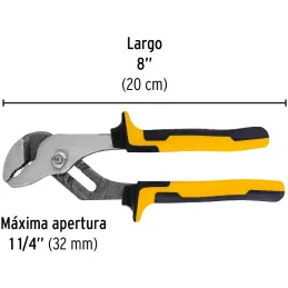 Alicates Pico Loro 8" ComfortGrip Acarbono MangoPVC Pretul 27157 Pretul-Alicates Pico Loro 8" ComfortGrip Acarbono MangoPVC Pret