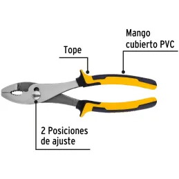 Alicates de mecanico 10" ComfortGrip Acarbono MangoPVC Pretul 27161 Pretul-Alicates de mecanico 10" ComfortGrip Acarbono MangoPV