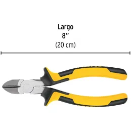 Alicates de corte diagonal 8" ComfortGrip Acarbono MangoPVC Pretul 27160 Pretul-Alicates de corte diagonal 8" ComfortGrip Acarbo