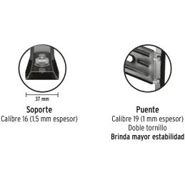 Carretilla 5.5ft 80L 350kg, LlantaNeumatica16X4" Bastidor bipartido 3Comp Roja, Pretul 20627 Truper-Carretilla 5.5ft 80L 350kg, 