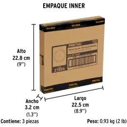 Discos sierras 7-1/4" 24Dientes C5/8", para madera, Pretul 27055 Pretul-Discos sierras 7-1/4" 24Dientes C5/8", para madera, Pret