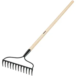 Rastrillos 30cm 12 dientes Mango 122cm 48" Recto Pretul 20613 Pretul-Rastrillos 30cm 12 dientes Mango 122cm 48" Recto Pretul 206