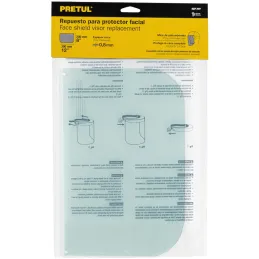 Repuesto para protector facial 26007 PF-500P, Pretul 26008 Pretul-Repuesto para protector facial 26007 PF-500P, Pretul 26008 Par