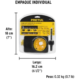 Juegos de Sierras para Instalar Cerraduras 4 Piezas, Pretul 26038 Pretul-Juegos de Sierras para Instalar Cerraduras 4 Piezas, Pr
