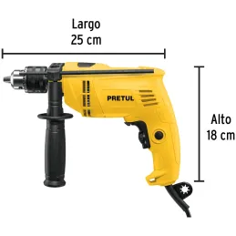 Taladros Percutores 1/2" 550W Vvariable Reversible, Pretul 26119 Pretul-Taladros Percutores 1/2" 550W Vvariable Reversible, Pret