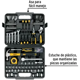 Juegos de Herramientas 109 Piezas Mixto STD MM E1/4-3/8 MP Pretul 27168 Pretul-Juegos de Herramientas 109 Piezas Mixto STD MM E1