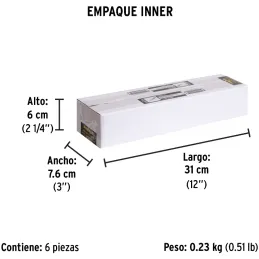 Desarmador Estrella 1/8" x8" MangoPVC Pretul 28078 Pretul-Desarmador Estrella 1/8" x8" MangoPVC Pretul 28078 Barra de acero al c