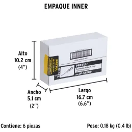 Desarmador Estrella 1/8" x4" MangoPVC Pretul 28076 Pretul-Desarmador Estrella 1/8" x4" MangoPVC Pretul 28076 Barra de acero al c