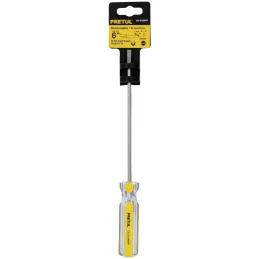 Desarmador Cabinet 3/16 x6" MangoPVC Pretul 21468 Pretul-Desarmador Cabinet 3/16 x6" MangoPVC Pretul 21468 Barra de acero al car