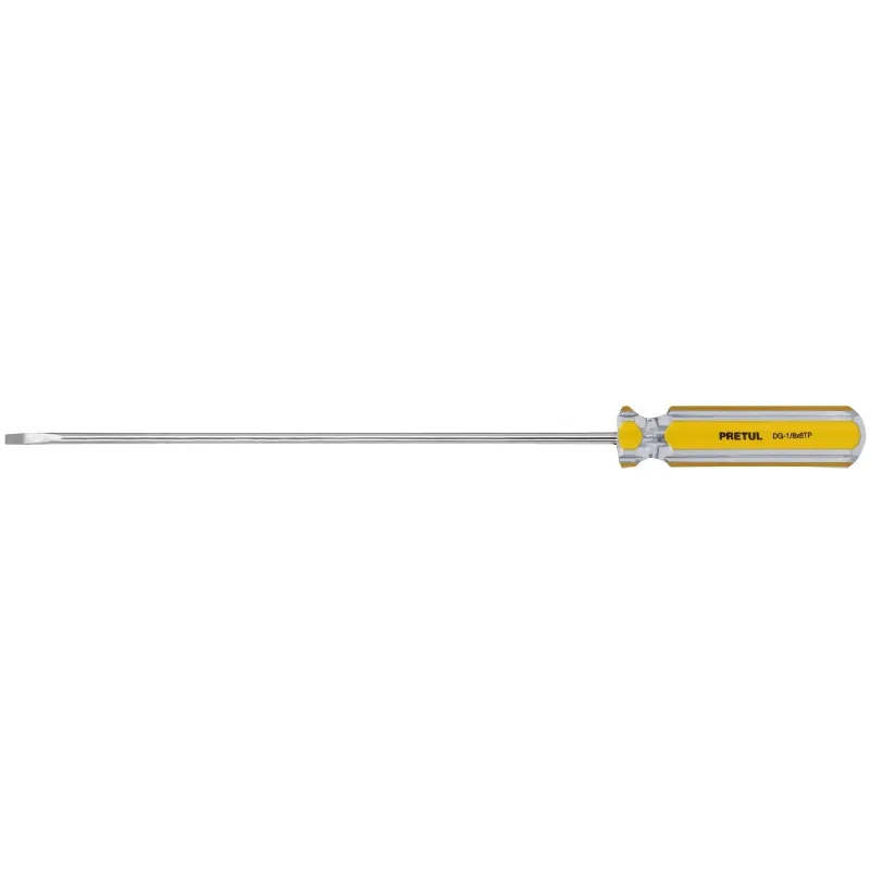 Desarmador Cabinet 1/8 x6" MangoPVC Pretul 21465 Pretul-Desarmador Cabinet 1/8 x6" MangoPVC Pretul 21465 Barra de acero al carbo