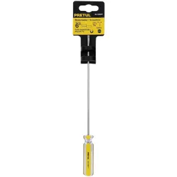 Desarmador Cabinet 1/8 x6" MangoPVC Pretul 21465 Pretul-Desarmador Cabinet 1/8 x6" MangoPVC Pretul 21465 Barra de acero al carbo