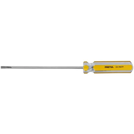 Desarmador Cabinet 1/8 x4" MangoPVC Pretul 21464 Pretul-Desarmador Cabinet 1/8 x4" MangoPVC Pretul 21464 Barra de acero al carbo