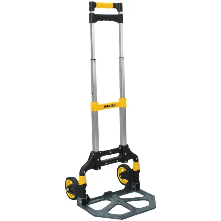 Carreta de Carga 100kg Plegable Ruedas TPR Mango Telescopico Aluminio Diablo, Pretul 24127 Pretul-Carreta de Carga 100kg Plegabl
