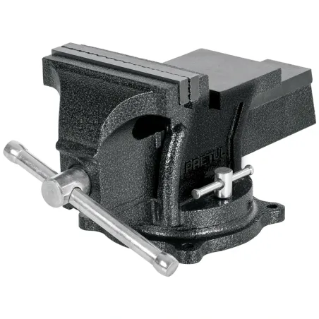 Tornillo de Banco Industrial Ancho de Mordaza 5", Apertura Max 5" Peso 7.4kg, TB-5P 26042 Pretul Pretul-Tornillo de Banco Indust
