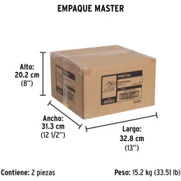 Tornillo de Banco Industrial Ancho de Mordaza 5", Apertura Max 5" Peso 7.4kg, TB-5P 26042 Pretul Pretul-Tornillo de Banco Indust