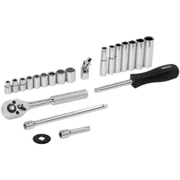 Juegos de herramientas 21 Piezas MM E1/4 EP Pretul 23980 Pretul-Juegos de herramientas 21 Piezas MM E1/4 EP Pretul 23980 Estuche