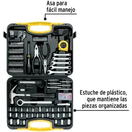 Juegos de herramientas 133 Piezas Mixto STD MM E1/4 -3/8 MP Pretul 24223 Pretul-Juegos de herramientas 133 Piezas Mixto STD MM E