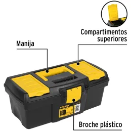 Caja para Herramientas Plastica Largo 13", Ancho 6 5/8", Alto 5", Peso 0.4kg, CHP-13CP 20602 Pretul Pretul-Caja para Herramienta
