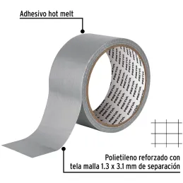 Cintas Ducte Tape 48mm x10m Resistente a Temperaturas Pretul 20528 Pretul-Cintas Ducte Tape 48mm x10m Resistente a Temperaturas 